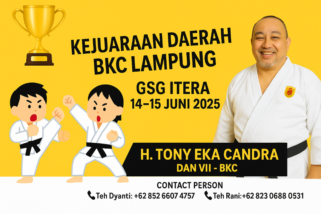 Kejuaraan Daerah BANDUNG KARATE CLUB (BKC)Prov. Lampung Tahun 2025 Open Tournament dan Festival