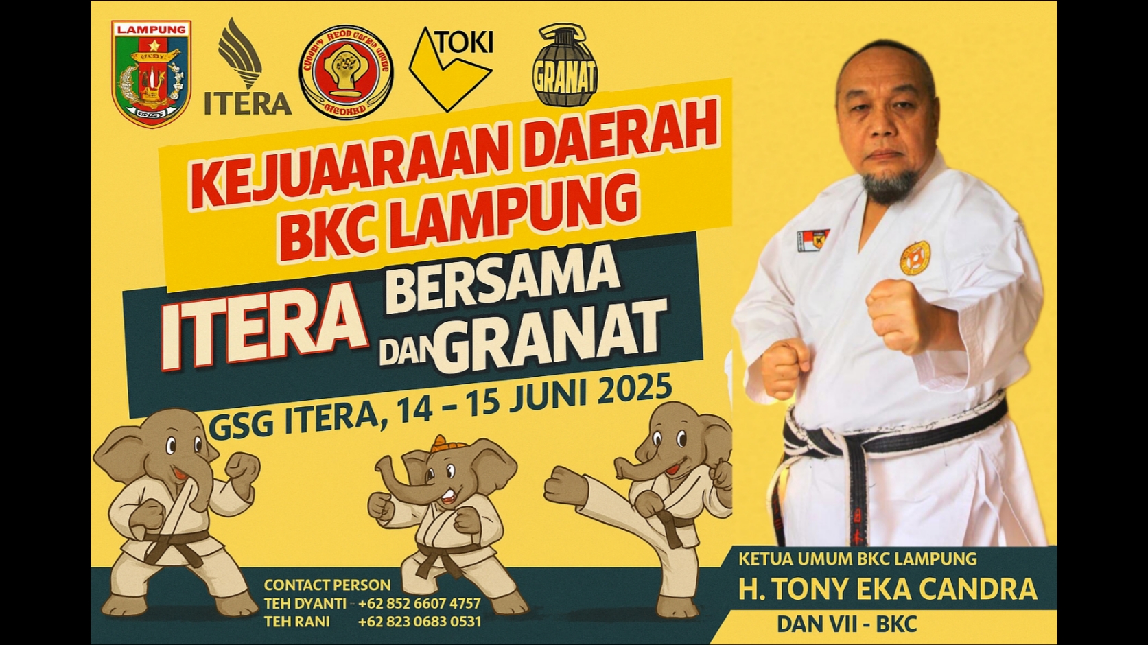 Kejuaraan Daerah BANDUNG KARATE CLUB (BKC)Prov. Lampung Tahun 2025 Open Tournament dan Festival